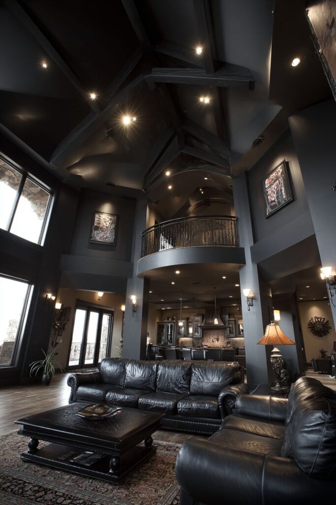 Architectural Black Ceiling Drama