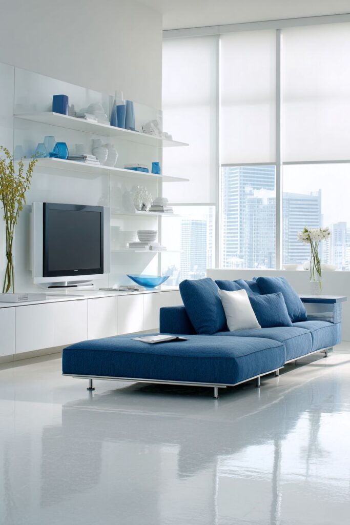 Contemporary Low-Profile Chrome Accents