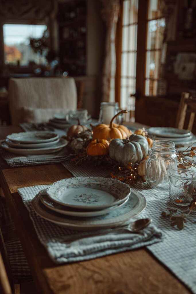 Blue Gingham Farmhouse Fun