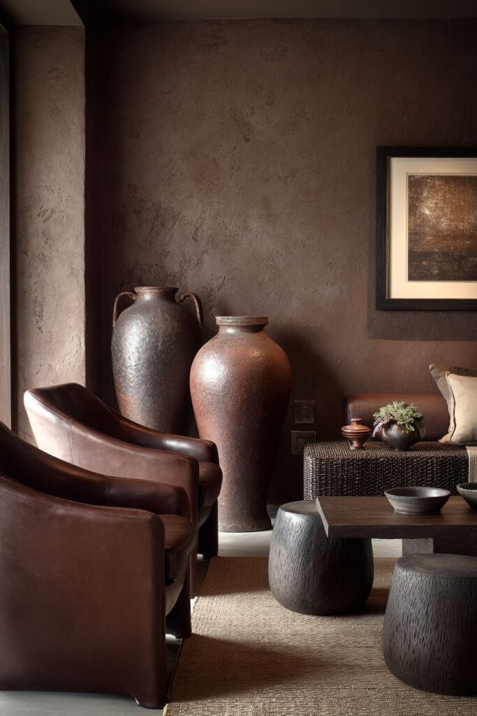 Textural Brown Contrast Showcase