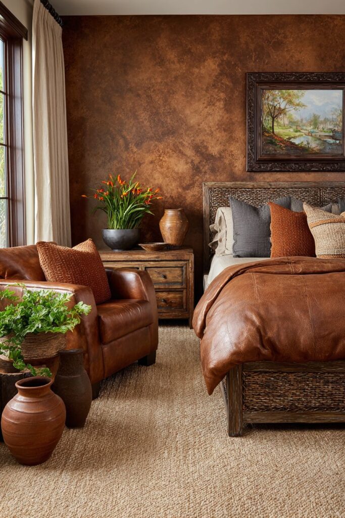 Textural Brown Contrast Showcase