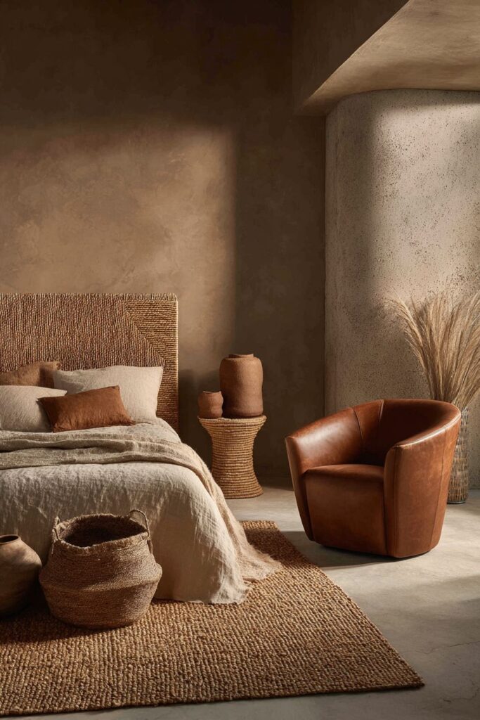 Textural Brown Contrast Showcase