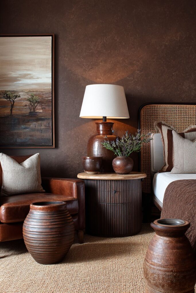 Textural Brown Contrast Showcase