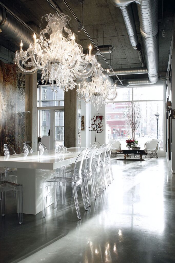 Glossy White Minimalism