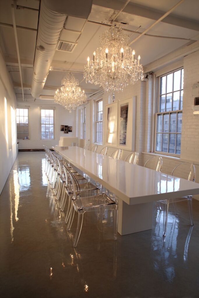 Glossy White Minimalism