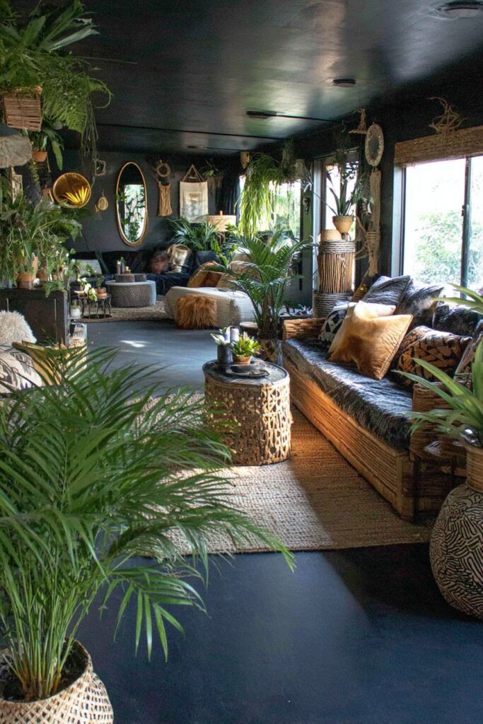 Bohemian Green Textile Paradise