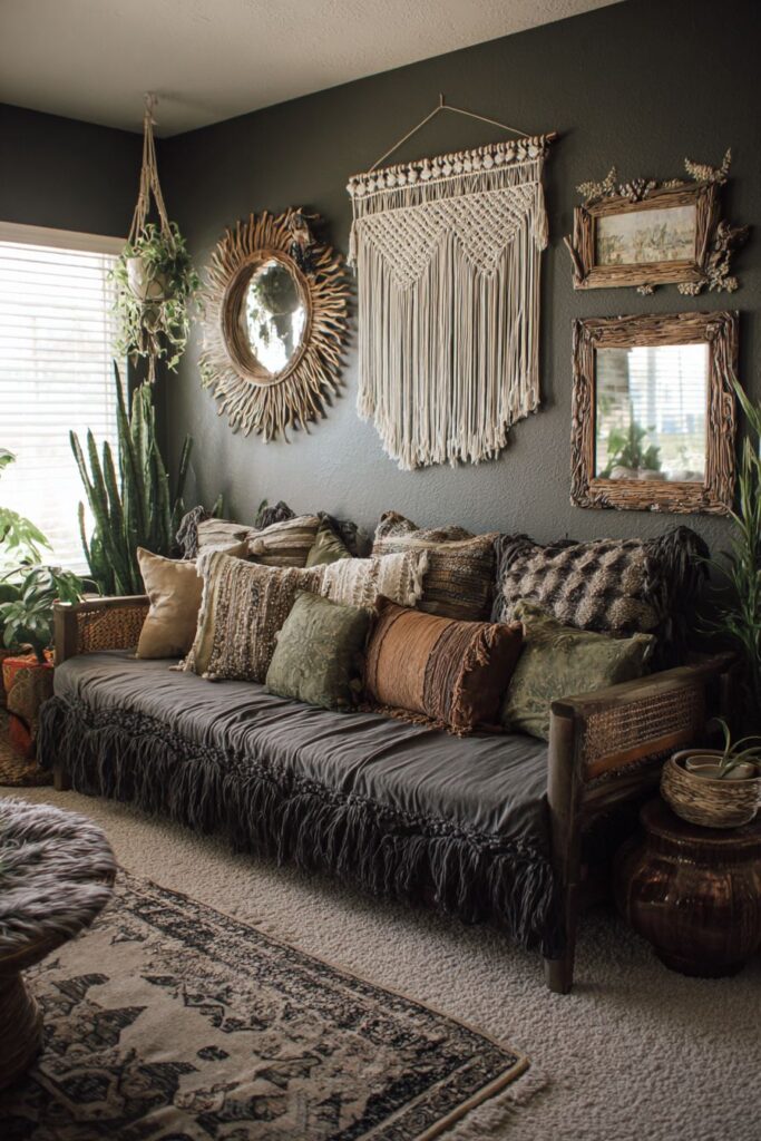Bohemian Green Textile Paradise