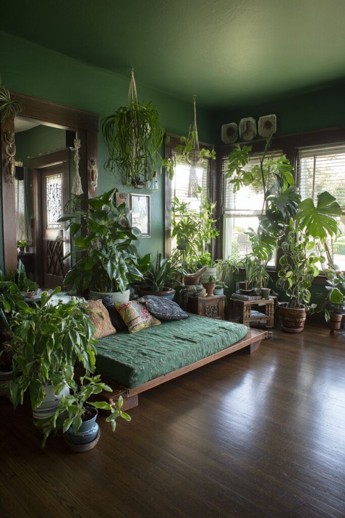 Bohemian Green Textile Paradise