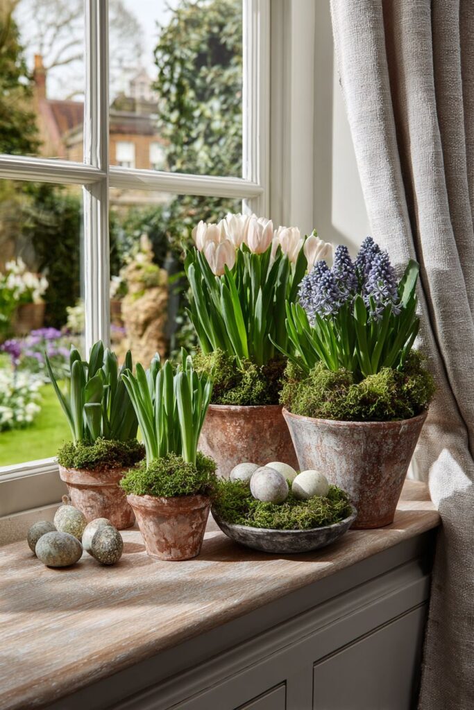 Sunlit Window Sill Garden