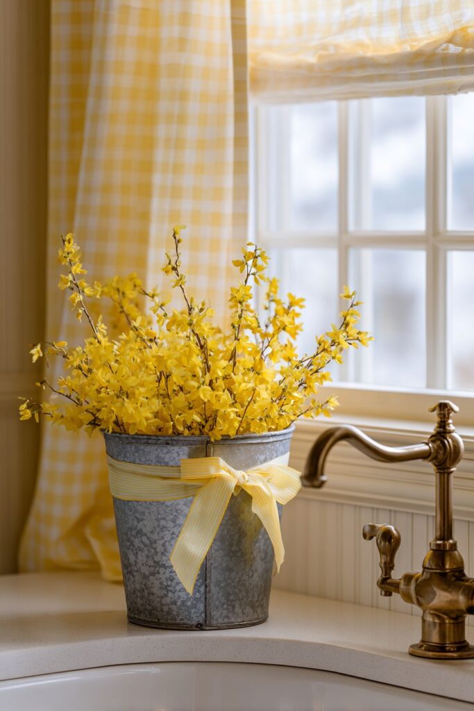 Vintage Farmhouse Sink Display