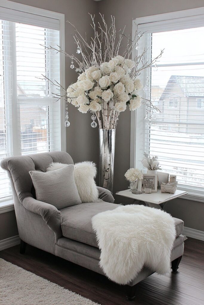 Corner Arrangement Winter Sophistication