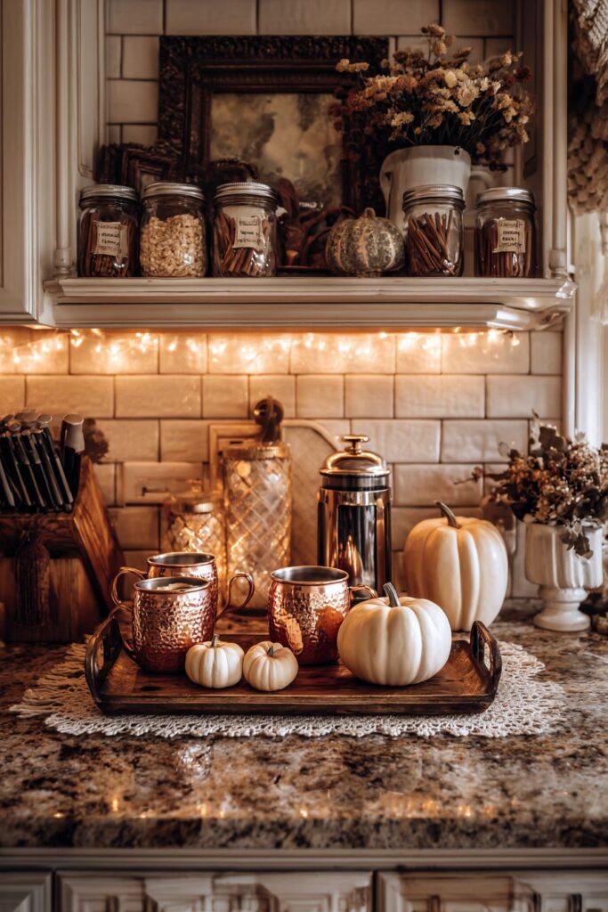 Dedicated Coffee Station Autumn Retreat