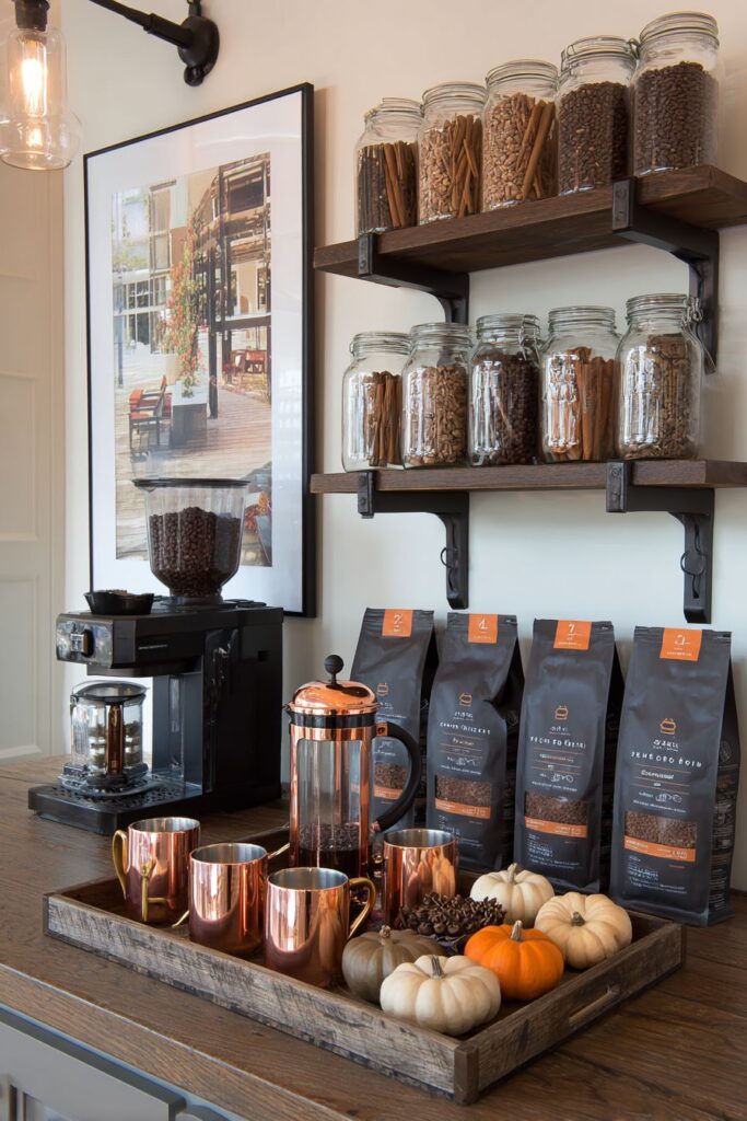 Dedicated Coffee Station Autumn Retreat