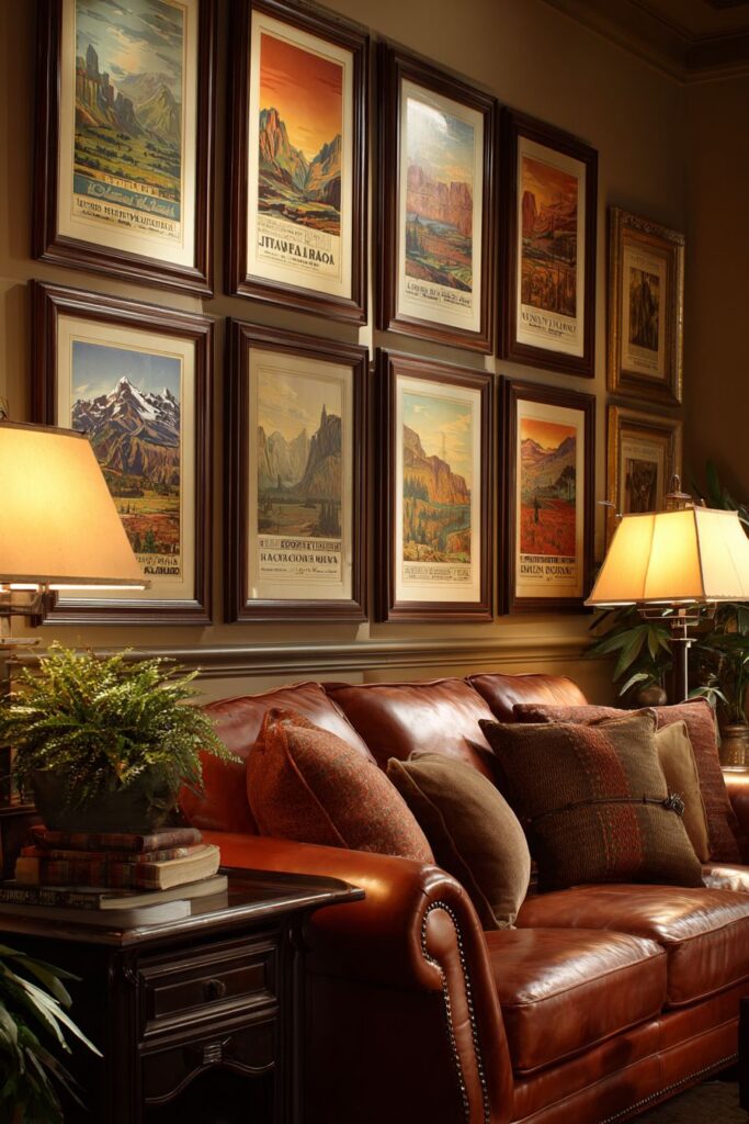 Nostalgic Vintage Travel Poster Collection