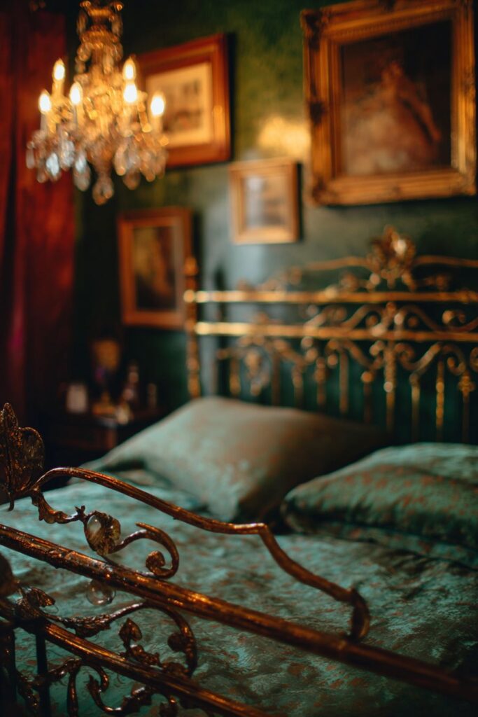 Traditional Opulence with Antique Gold Patina