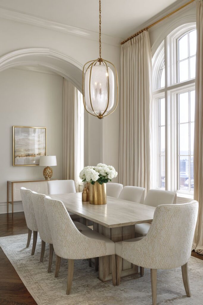 Understated Gold Integration for Timeless Appeal