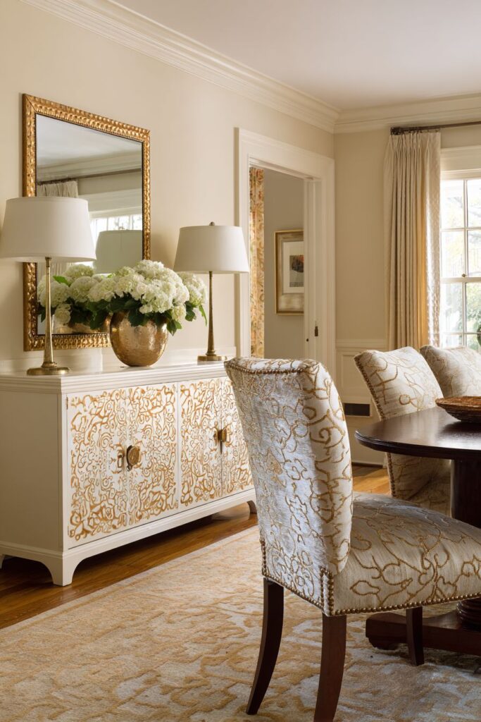 Understated Gold Integration for Timeless Appeal