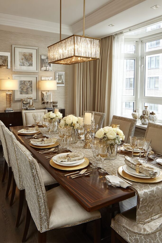 Understated Gold Integration for Timeless Appeal