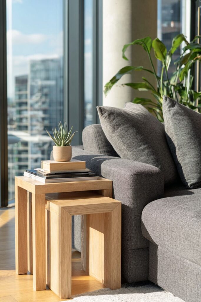 Smart Small-Space Solution in Medium Grey Linen