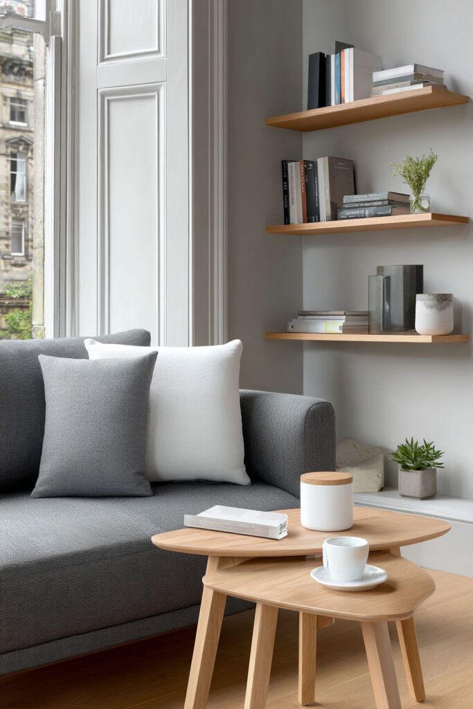 Smart Small-Space Solution in Medium Grey Linen