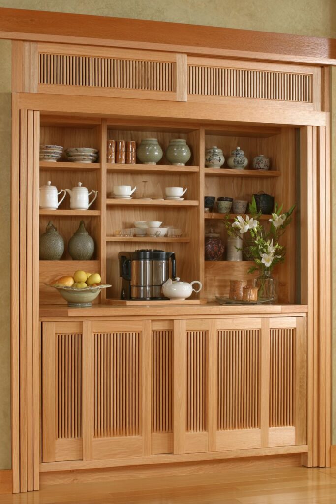 Sliding Doors with Flexible Workspace