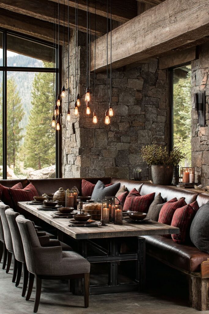 Industrial Luxury Fusion with Mixed Materials