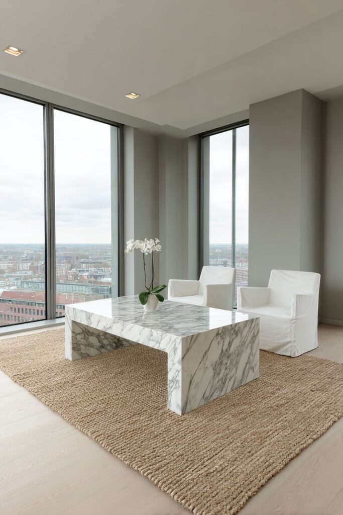 Marble Statement Centerpiece