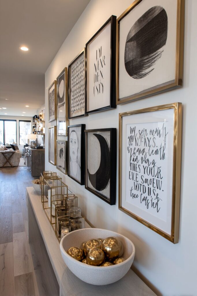 Inspirational Gallery Wall Arrangement