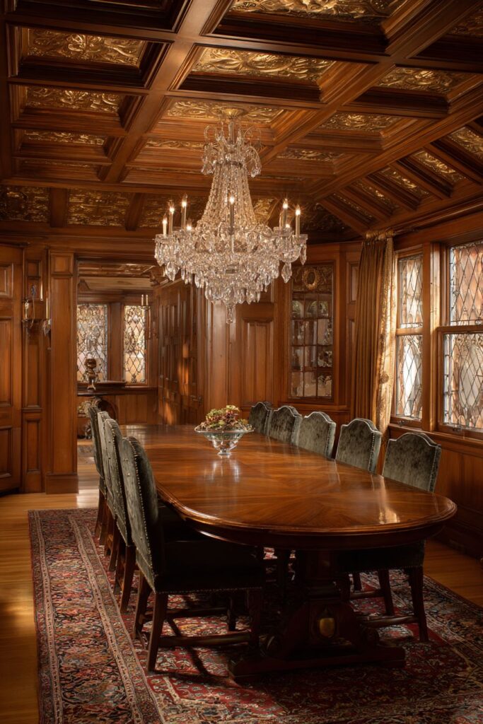 Architectural Ceiling Details and Grand Scale