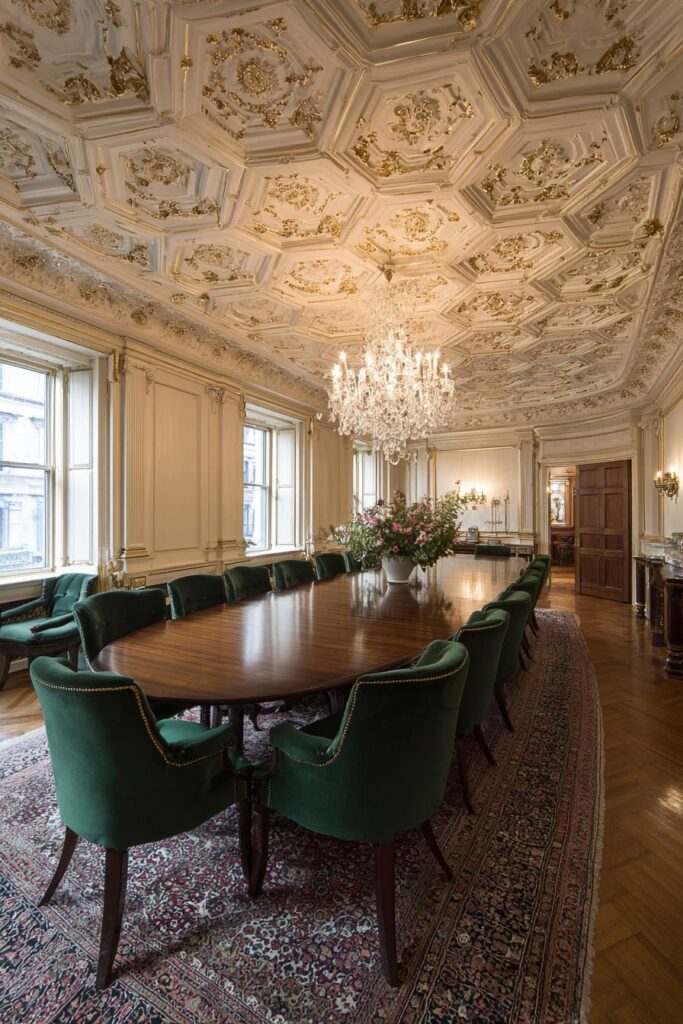 Architectural Ceiling Details and Grand Scale