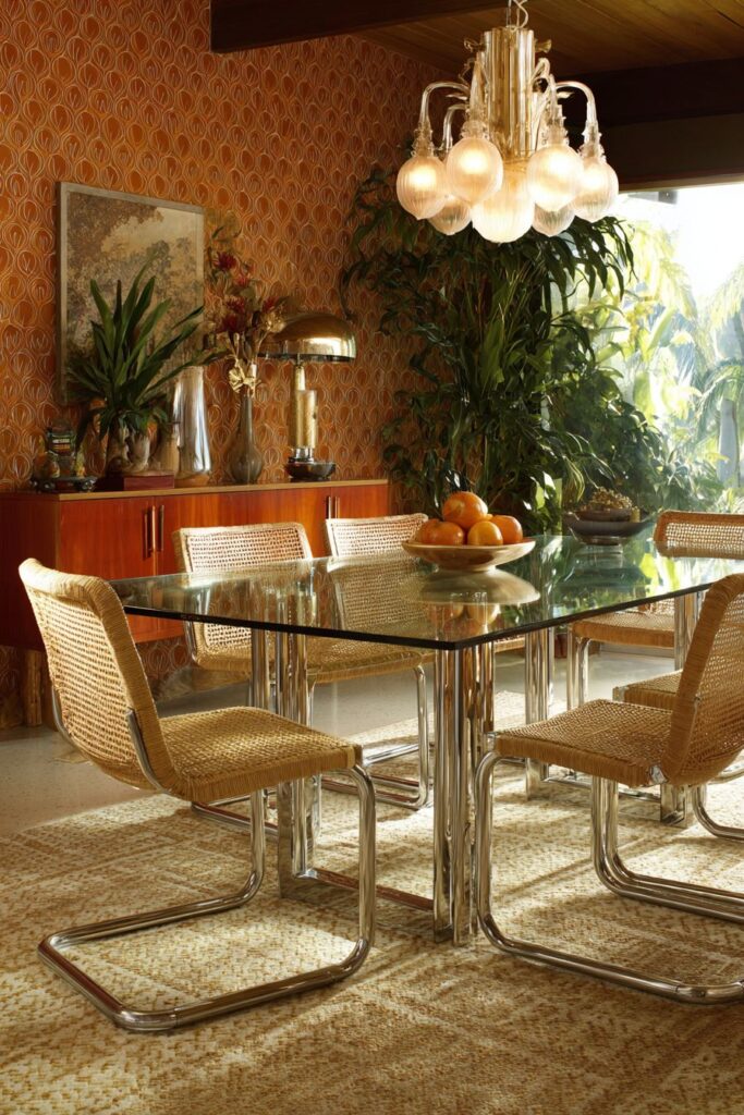 Chrome Tube Frame Innovation with Cane Texture