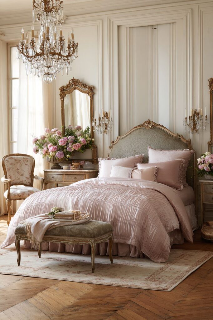 Feminine Pink Silk Elegance