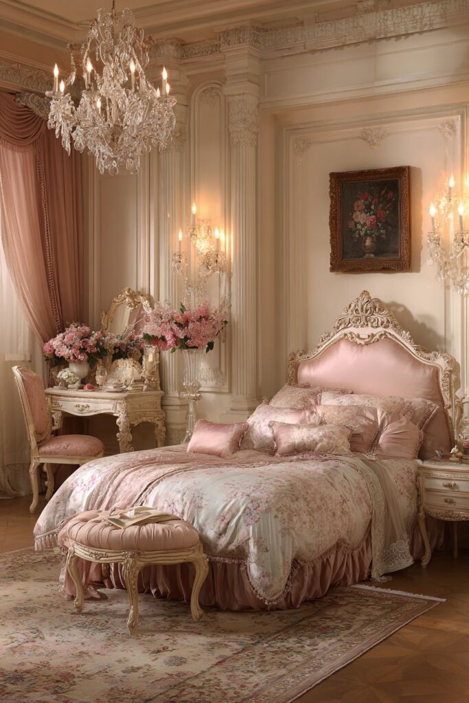 Feminine Pink Silk Elegance