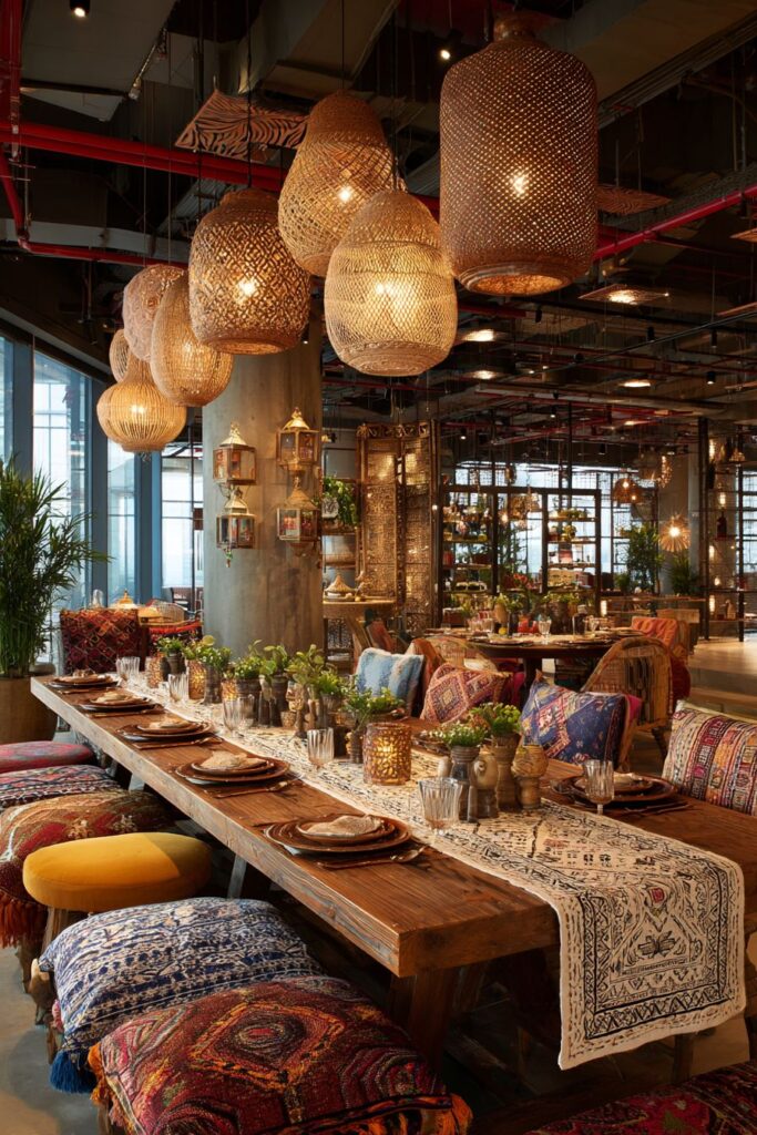 Bohemian Carved Mango Wood Artistic Expression