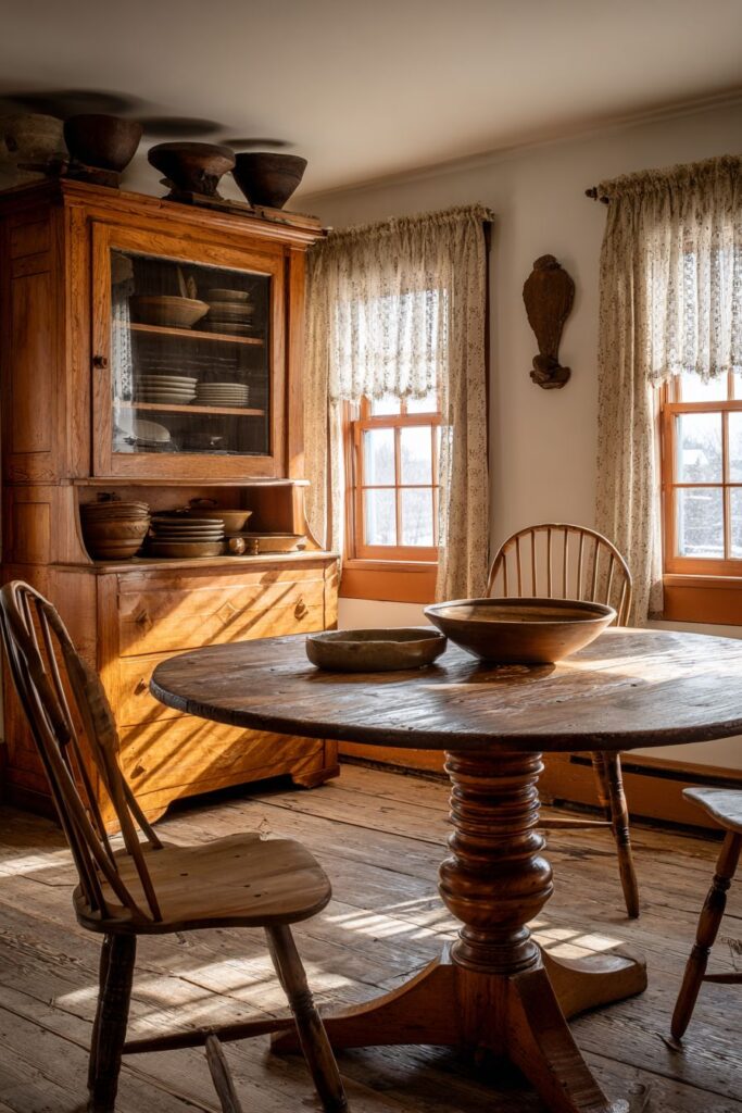 Round Pedestal Table Windsor Seating