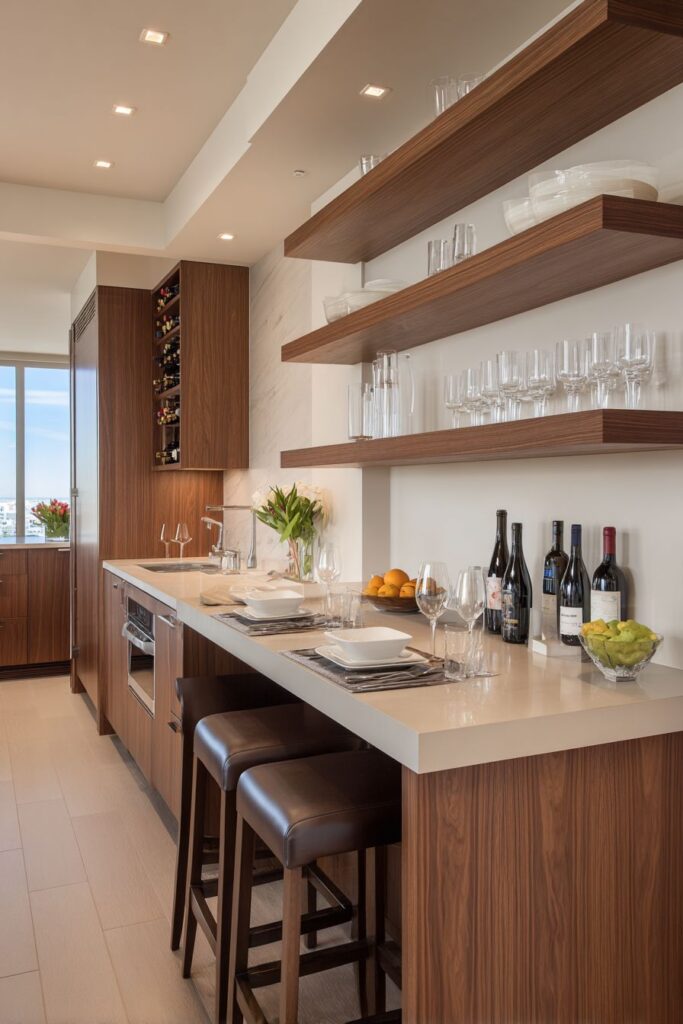 Contemporary Bar Integration