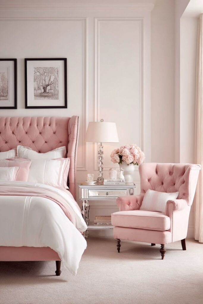 Traditional Elegance with Wingback Headboard