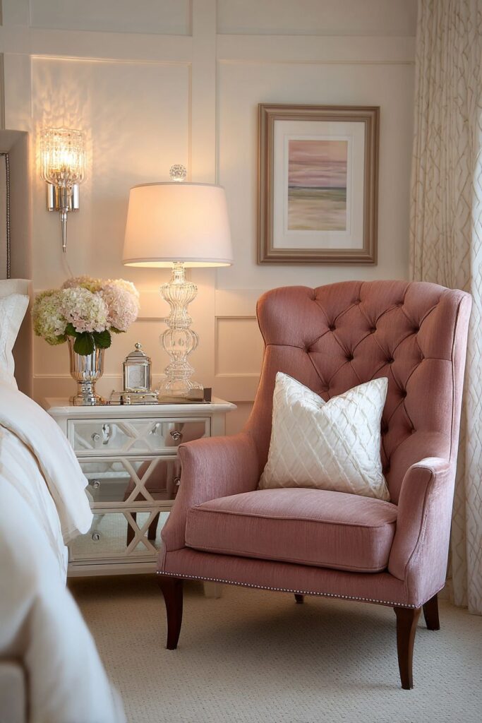 Traditional Elegance with Wingback Headboard