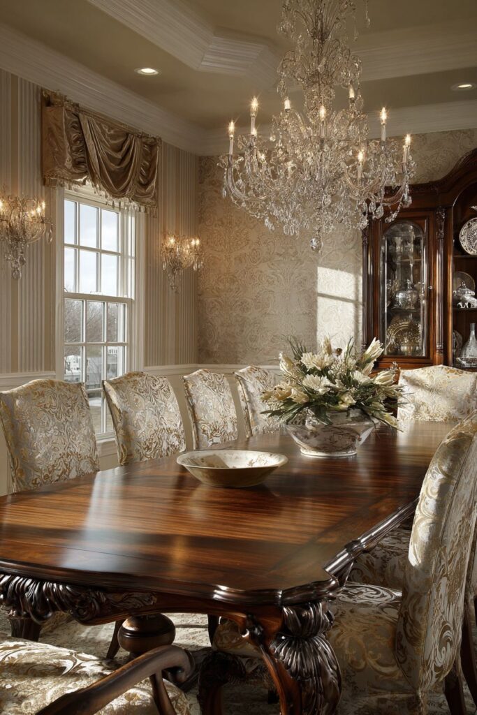 Formal Mahogany Traditional Grandeur