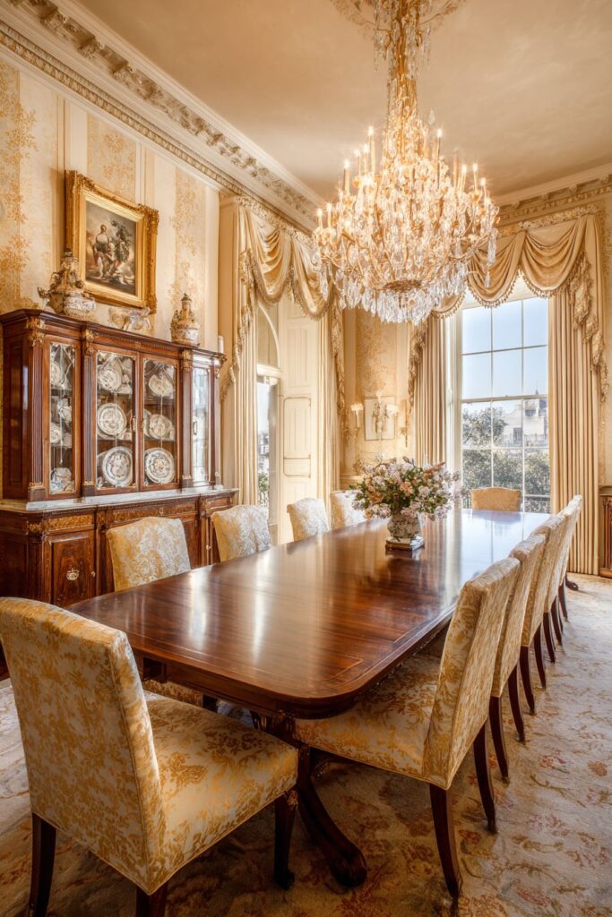 Formal Mahogany Traditional Grandeur