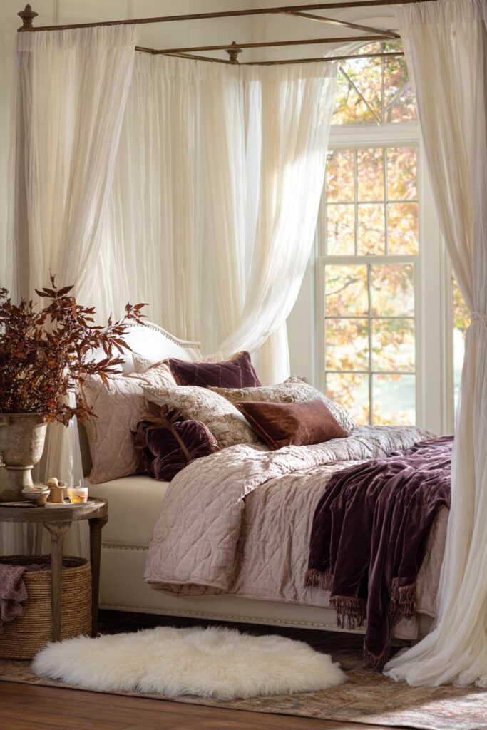 Canopy Dreams with Sheer Ivory Romance