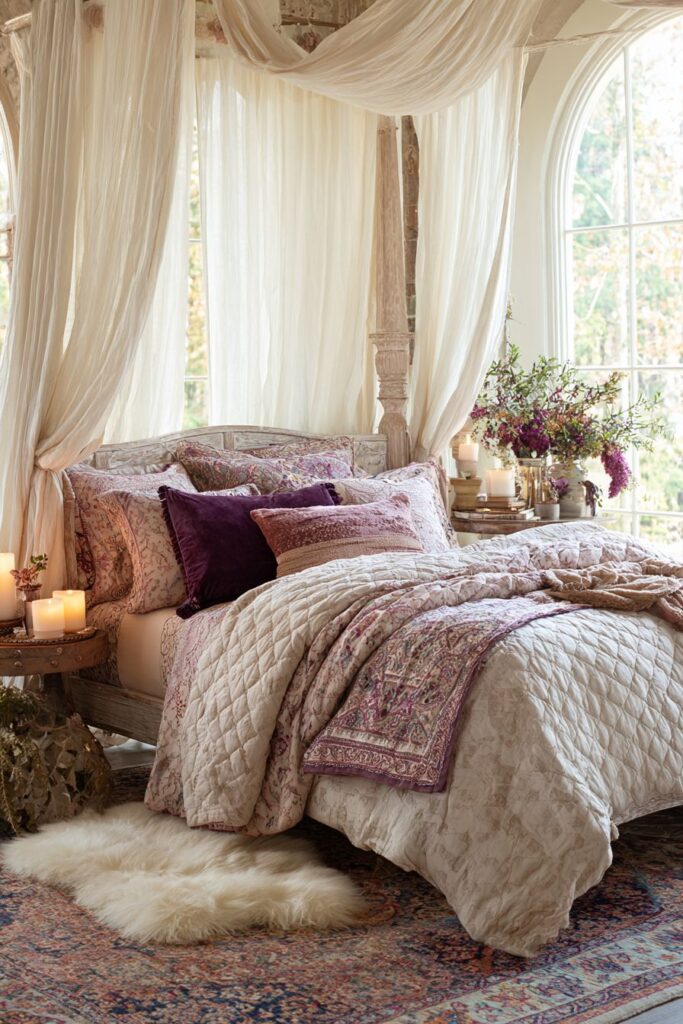 Canopy Dreams with Sheer Ivory Romance