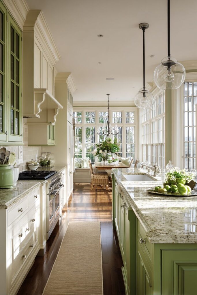 Sage Island Excellence with Glass Accent Details