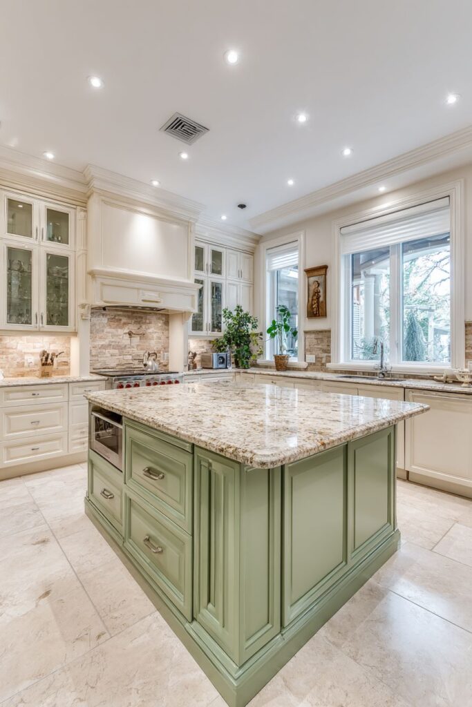 Sage Island Excellence with Glass Accent Details