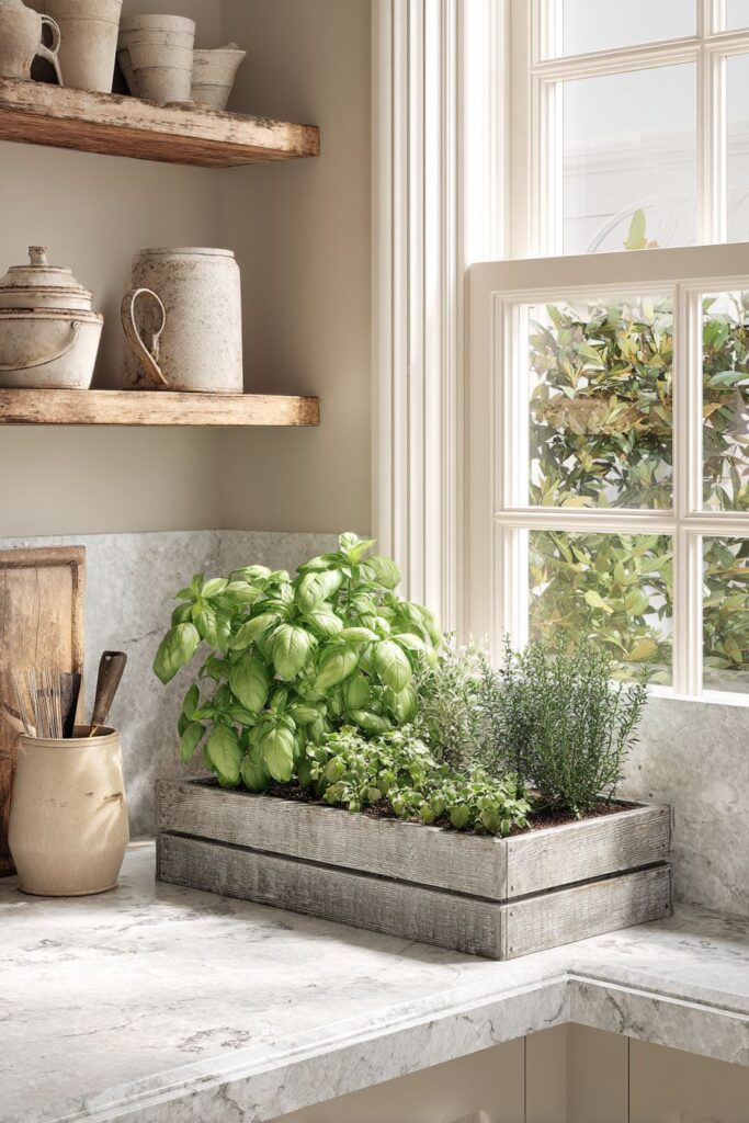 Integrated Herb Garden Connecting with Nature