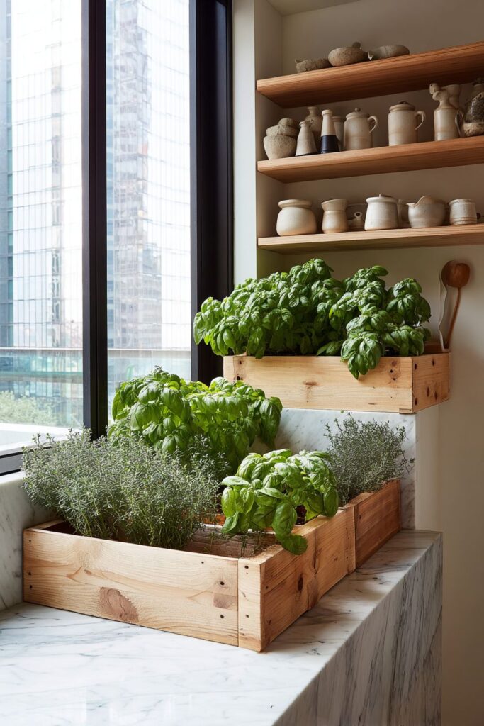 Integrated Herb Garden Connecting with Nature