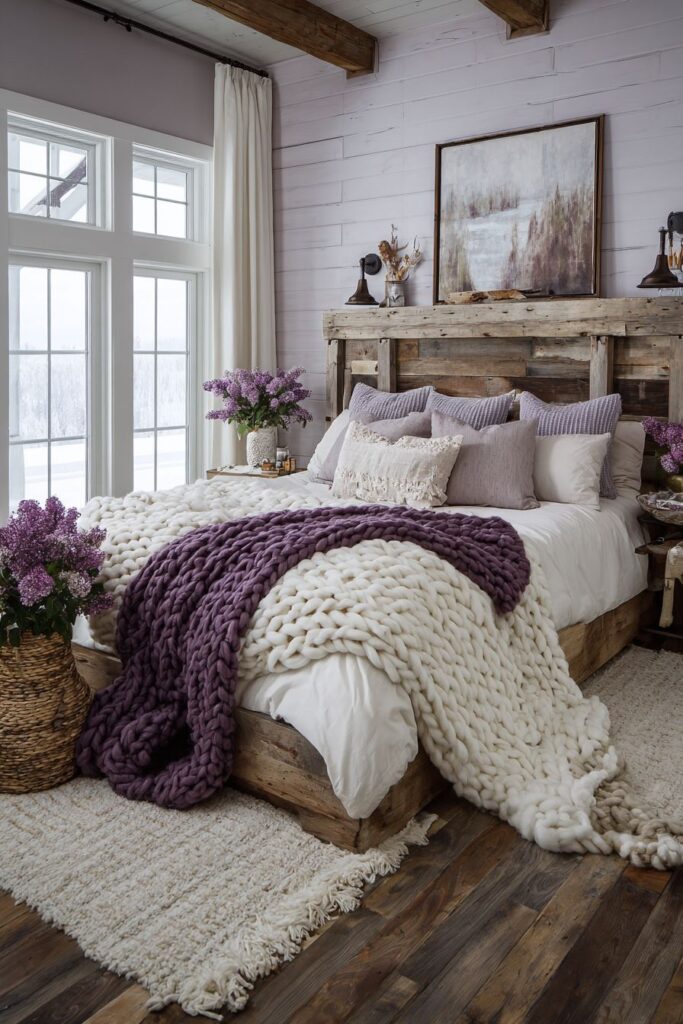 Farmhouse Bedroom with Rustic Charm