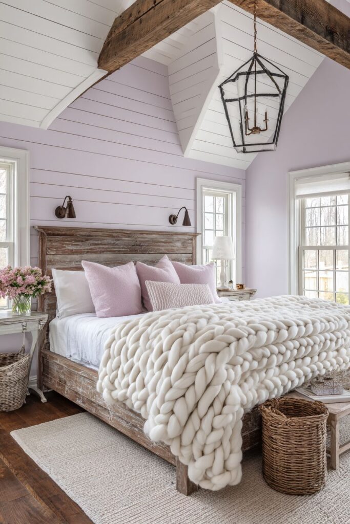 Farmhouse Bedroom with Rustic Charm