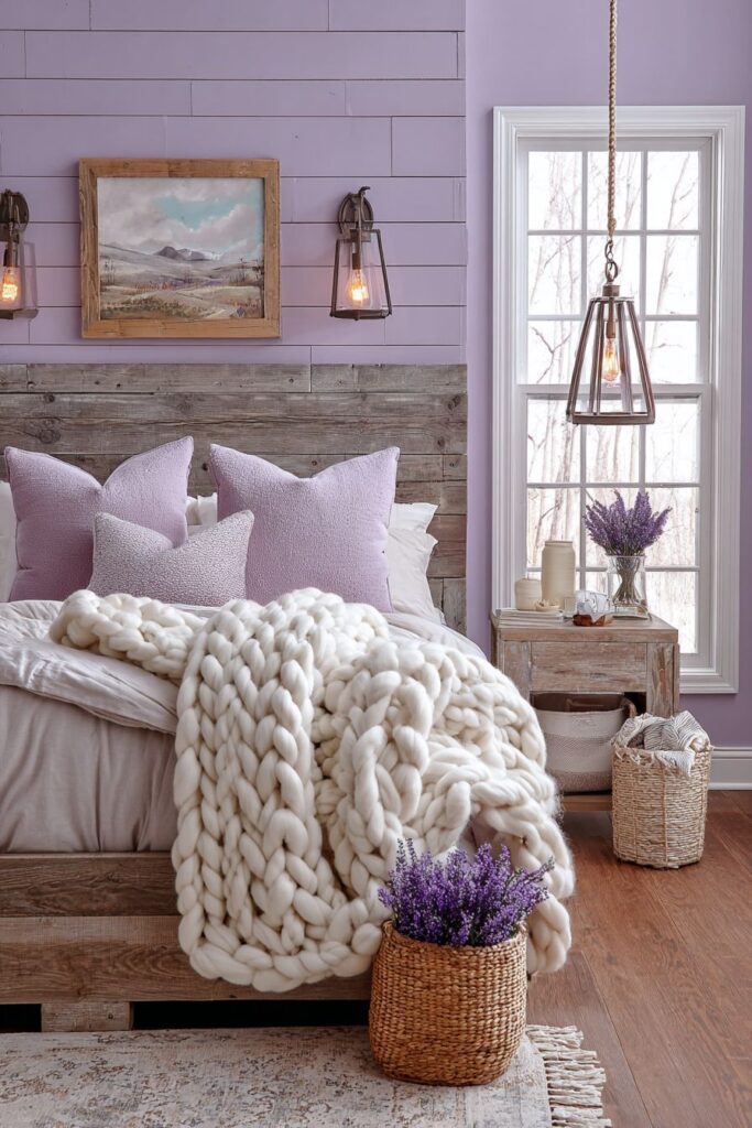 Farmhouse Bedroom with Rustic Charm