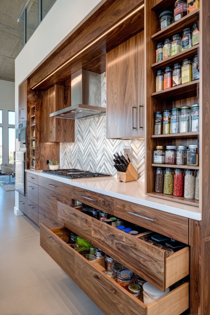 Galley-Style Efficiency with Custom Organization Systems